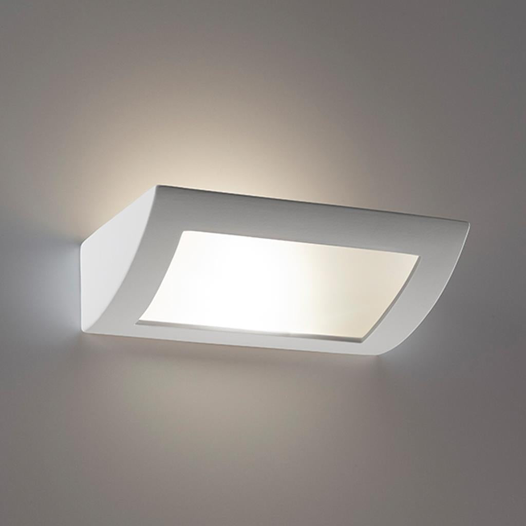 BF-8232 Ceramic Frosted Glass 30cm Wall Light - Raw / E27 WALL LIGHT