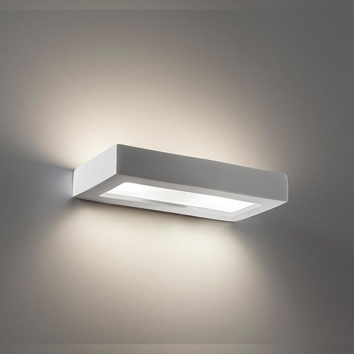 BF-8284 Ceramic Frosted Glass 30cm Wall Light - Raw / G9 WALL LIGHT