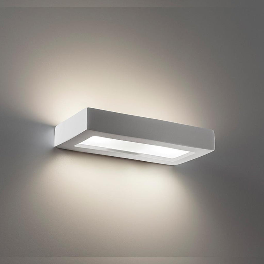 BF-8284 Ceramic Frosted Glass 30cm Wall Light - Raw / G9 WALL LIGHT