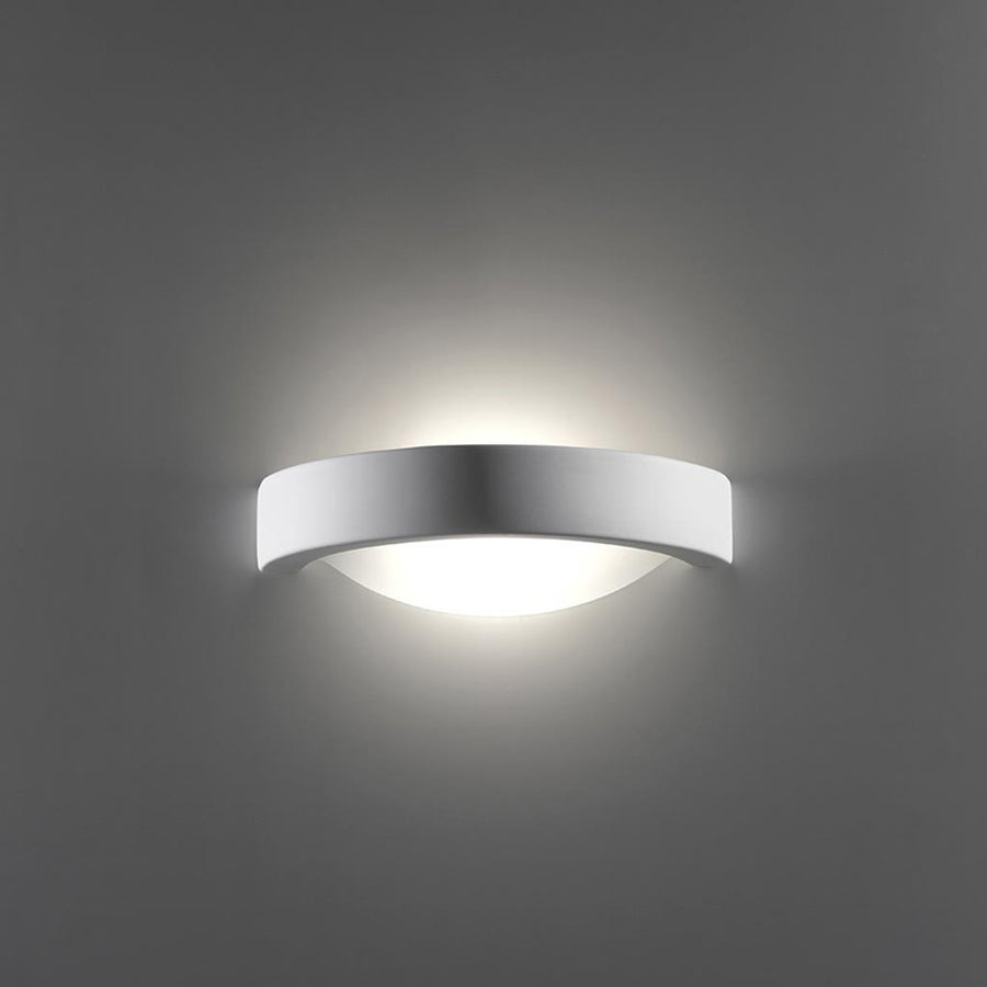BF-8286 Ceramic Frosted Glass Wall Light - Raw / E27 WALL LIGHT