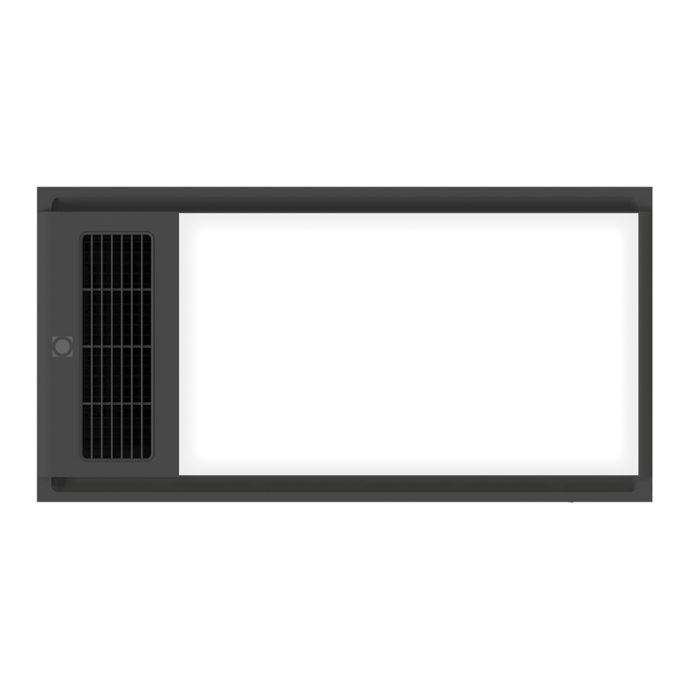 TROPIX 4 IN 1 STANDARD SLIMLINE BATHROOM HEATER Black Bathroom heater