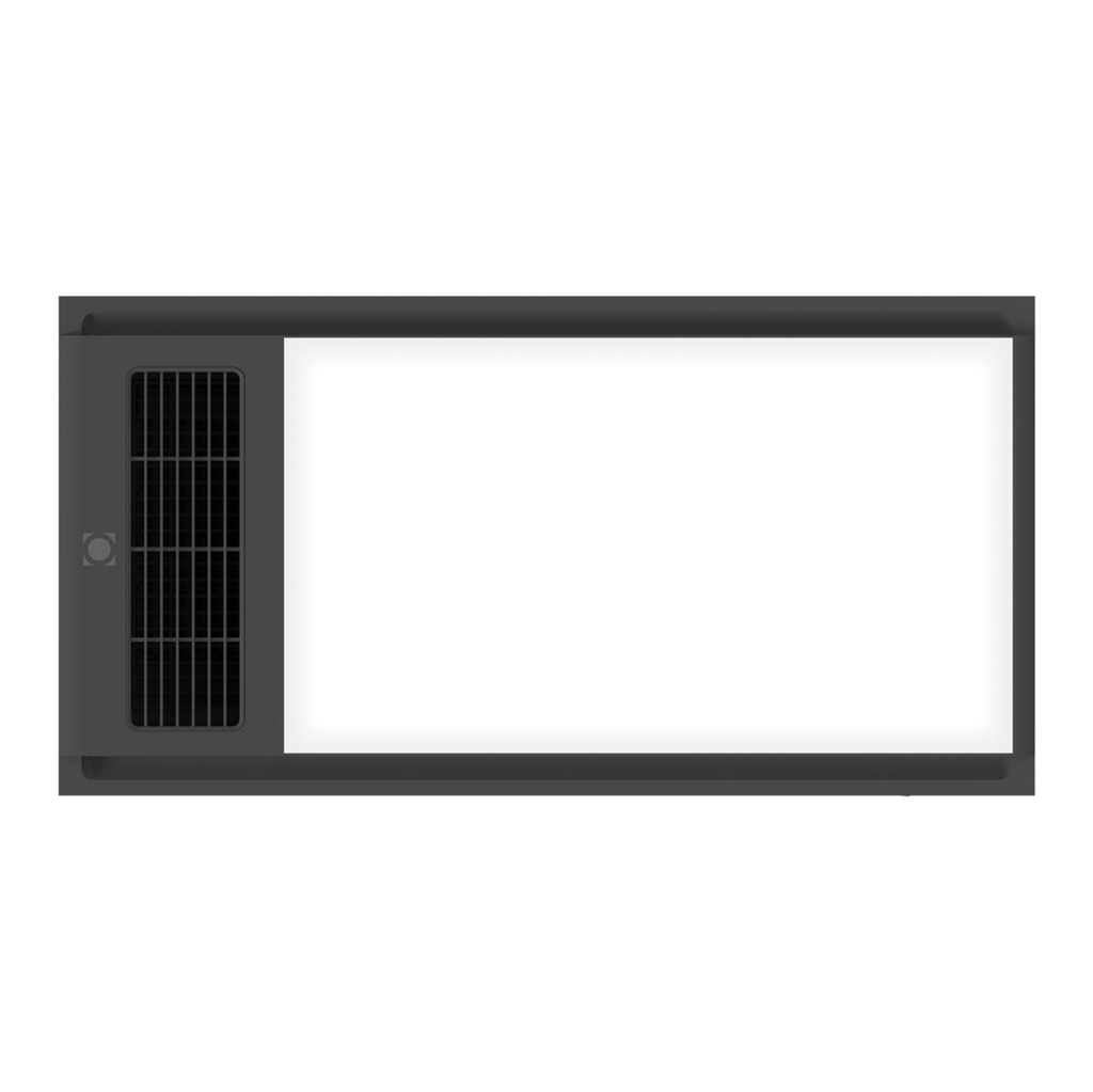 TROPIX 4 IN 1 STANDARD SLIMLINE BATHROOM HEATER Black Bathroom heater