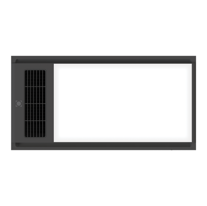 TROPIX 4 IN 1 STANDARD SLIMLINE BATHROOM HEATER Black Bathroom heater