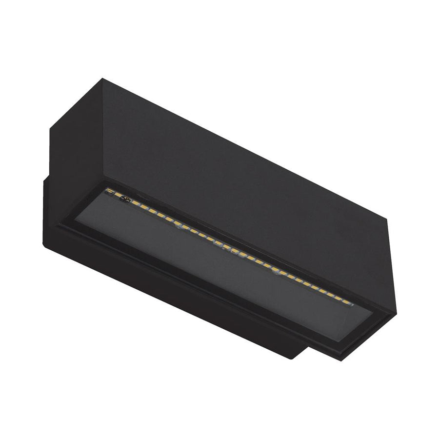 BLOCK-12 240V 12W Two Way LED Wall Light Black Wall light