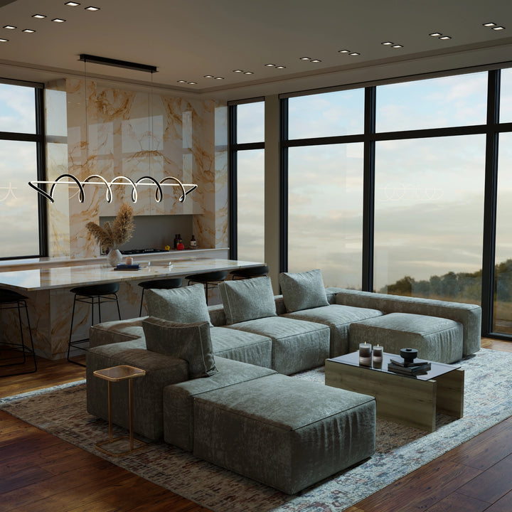 Calibo Bulbul 1500mm LED Linear Pendant Light Pendant