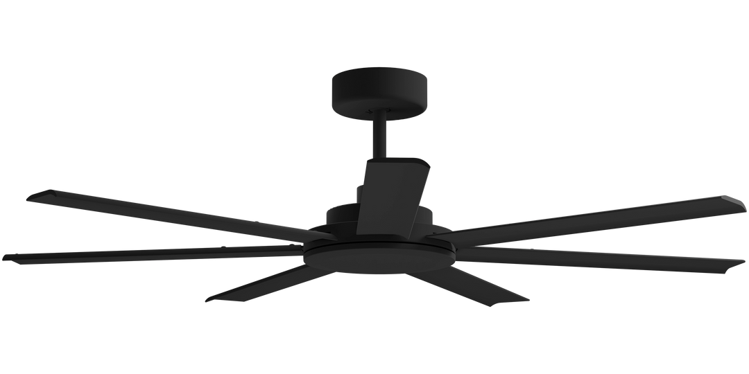 Alura Smart DC Fan Black/White Black Ceiling Fan