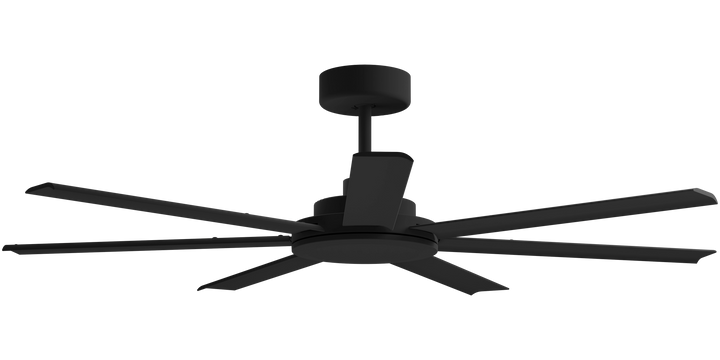 Alura Smart DC Fan Black/White Black Ceiling Fan