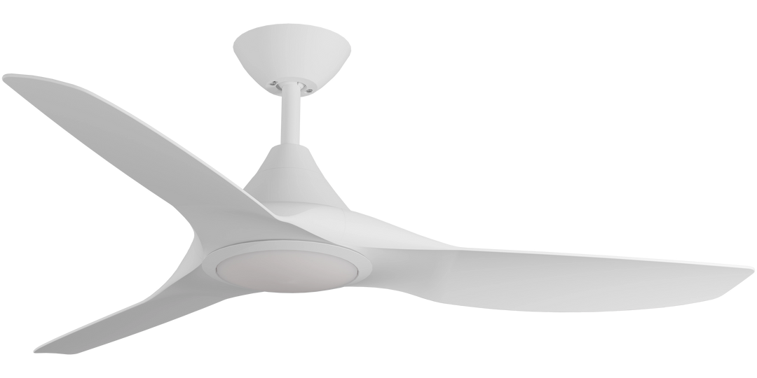 CloudFan Smart DC Fan with Light Black/White White Ceiling Fan