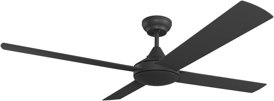 Heron AC Fan 48” or 52” Celling Fan with Black/White Black Celling Fan