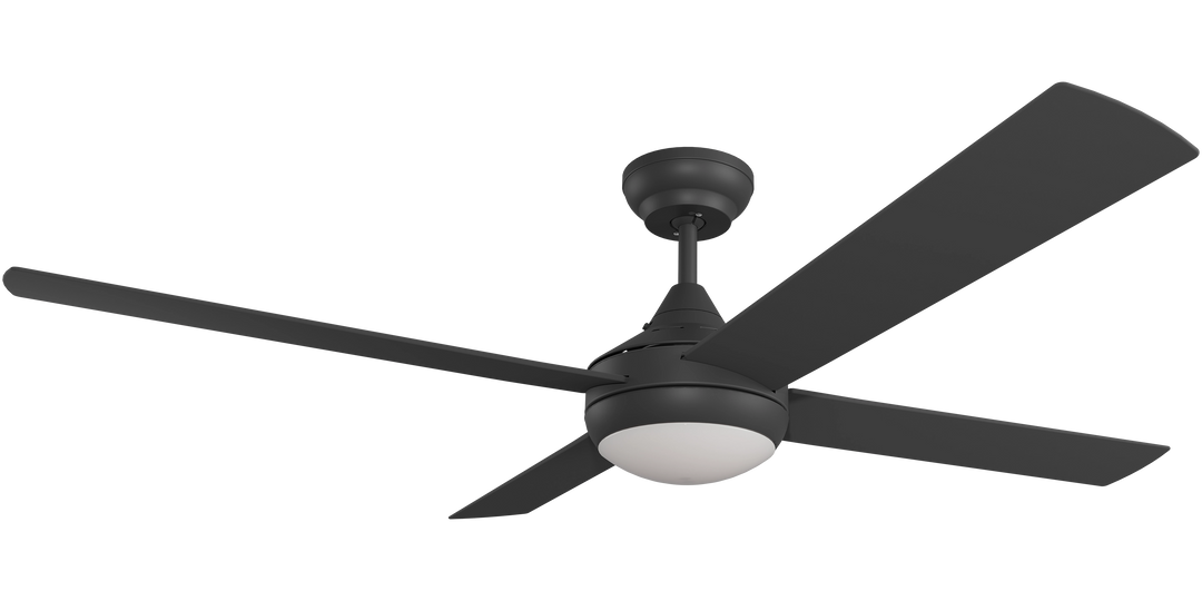 Krestrel DC Ceiling fan with light Black LED Light Ceiling Fan