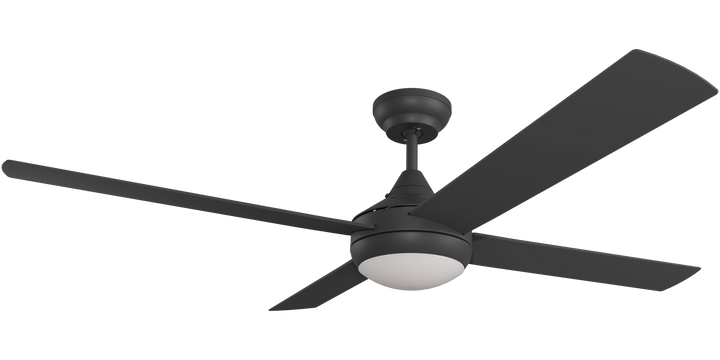 Krestrel DC Ceiling fan with light Black LED Light Ceiling Fan