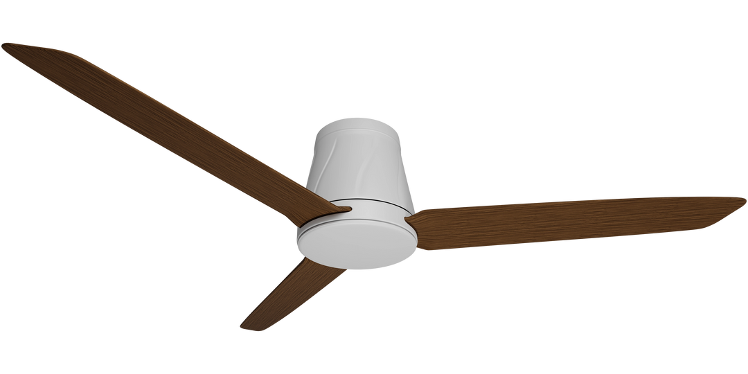 Profile DC Ceiling Fan White with Koa Ceiling Fan