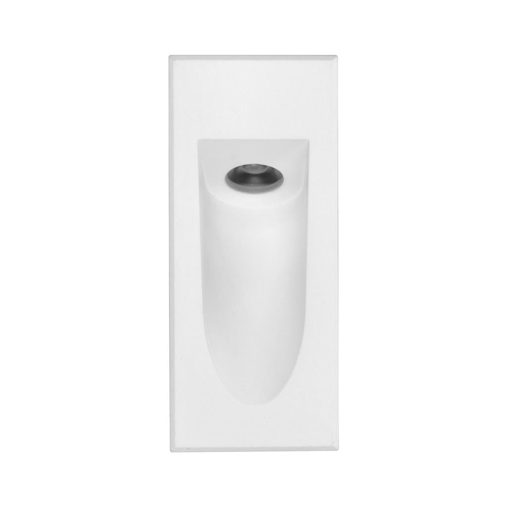 CAMINO-RECT-SLOT LED STEPLIGHT 3W IP54 240V TRIO White step light