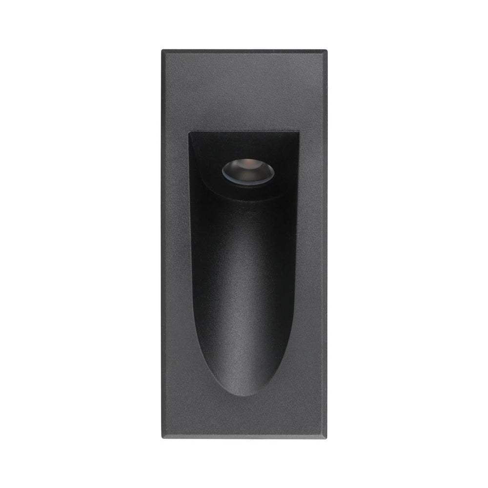 CAMINO-RECT-SLOT LED STEPLIGHT 3W IP54 240V TRIO Black step light