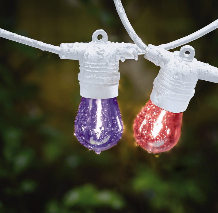 SOLAR FESTOON 10 light LED kit multi colour Festoon