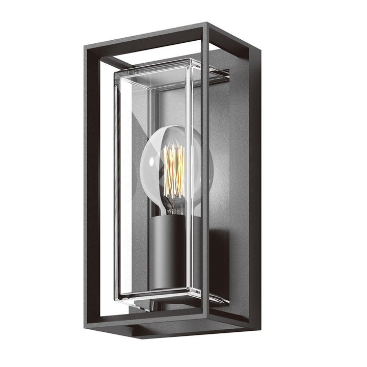 CLARO RCT WB E27 240V Dark Grey WALL LIGHT