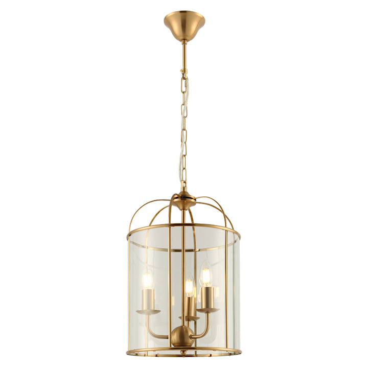 Clovelly 3lt Pendant Gold Pendant
