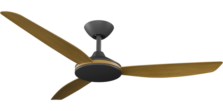 Calibo Condor DC Fan with Teak Blades Black Ceiling Fan