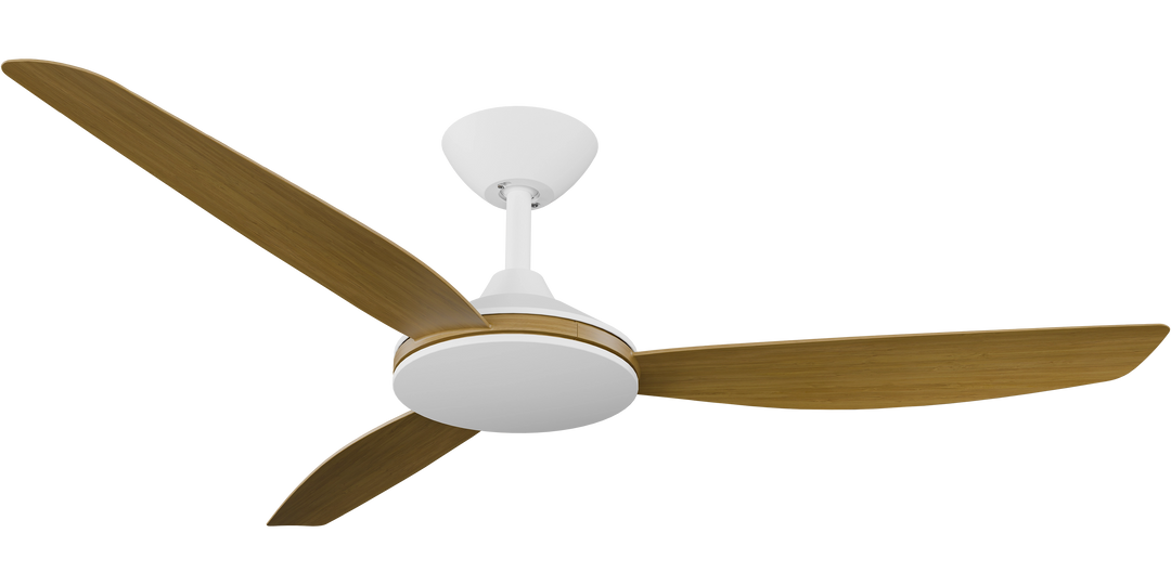 Calibo Condor DC Fan with Teak Blades White Ceiling Fan
