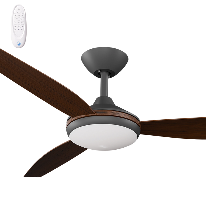 Calibo Condor DC Fan with Light, Koa Blades Ceiling Fan