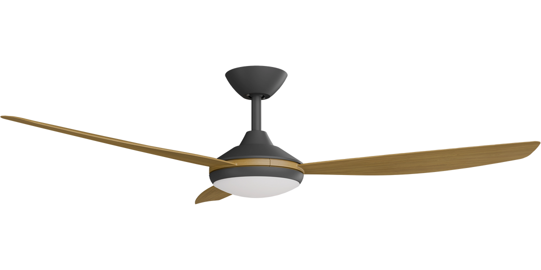 Calibo Condor DC Fan with Light, Teak Blades Ceiling Fan