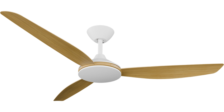 Calibo Condor DC Fan with Bamboo Blades White Ceiling Fan