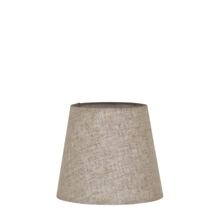 Linen Taper Lamp Shade XXS Dark Natural ACCESSORIES