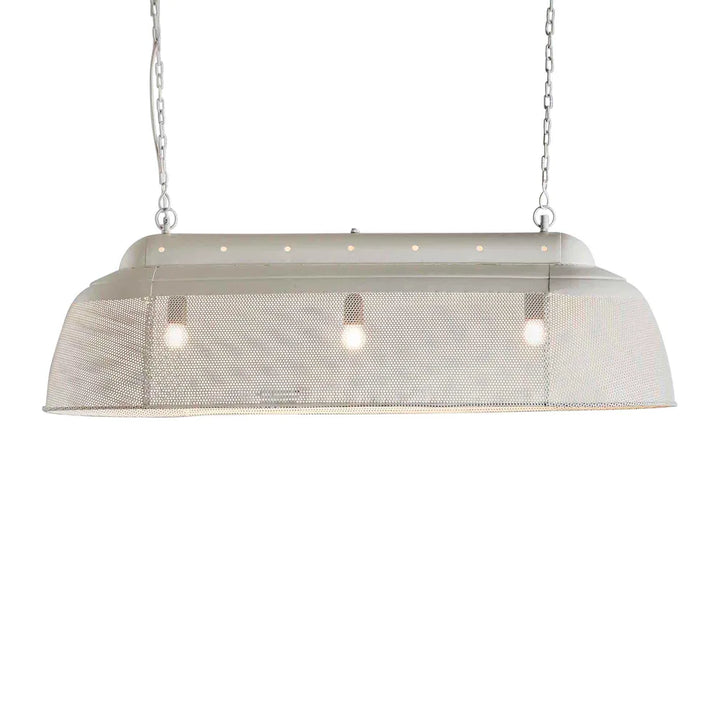 Riva Ceiling Pendant Long Matt White Pendant