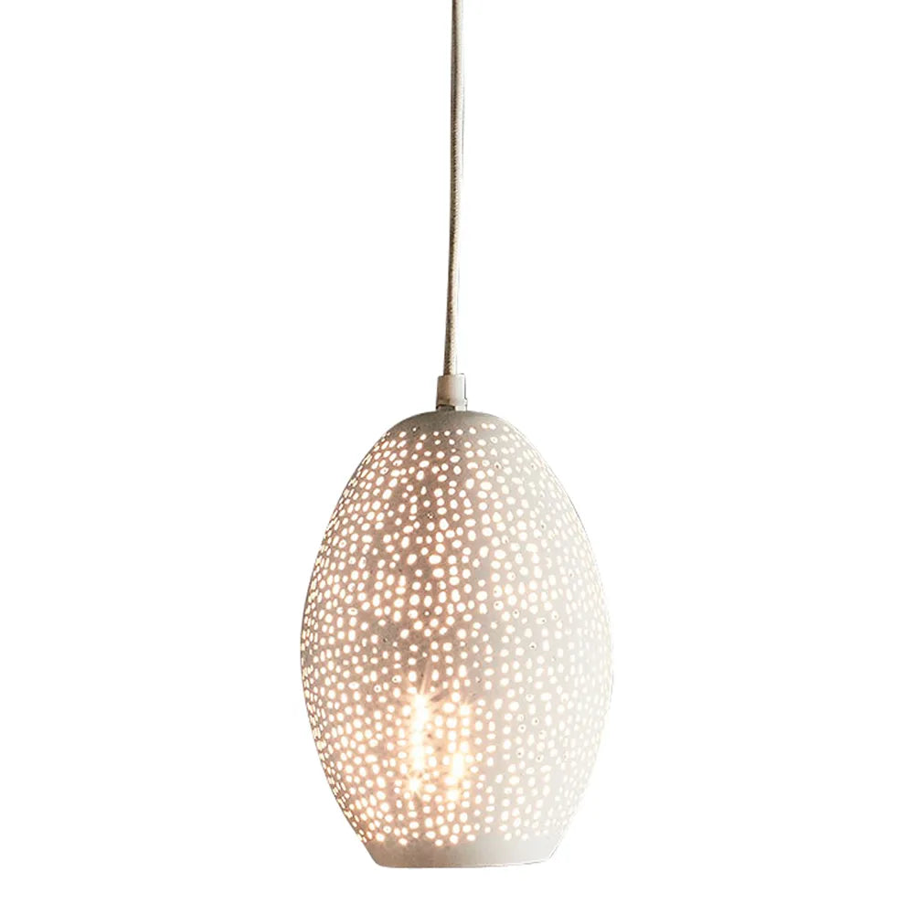 Stella Ceiling Pendant Brass White Pendant