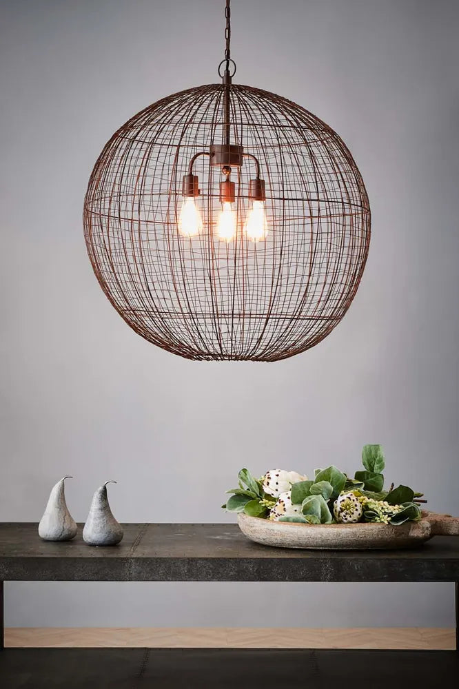 Cray Ball Ceiling Pendant Antique Copper Pendant