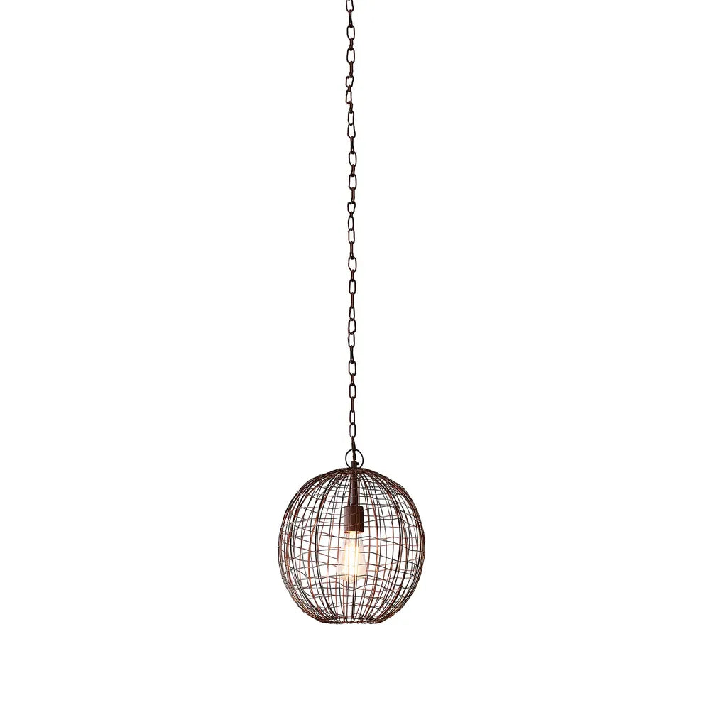 Cray Ball Ceiling Pendant Antique Copper Small Pendant