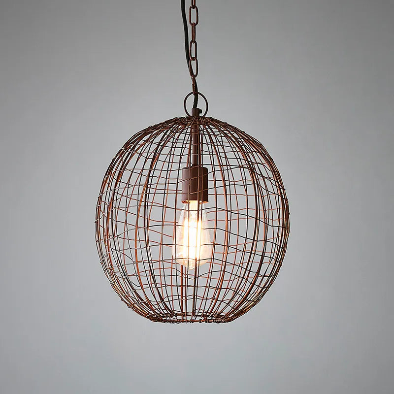 Cray Ball Ceiling Pendant Antique Copper Pendant