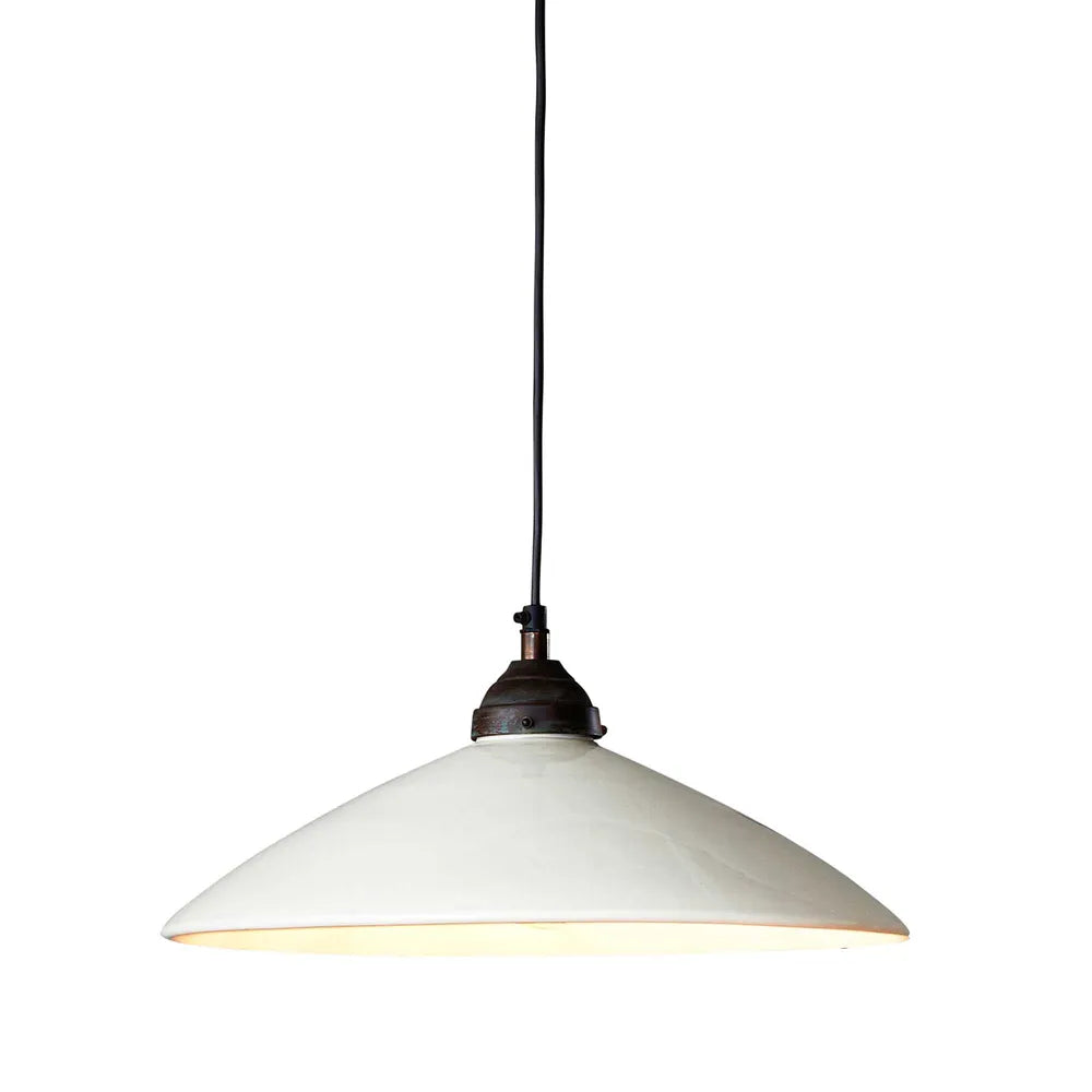 Newport Ceramic Dish Ceiling Pendant Large Pendant