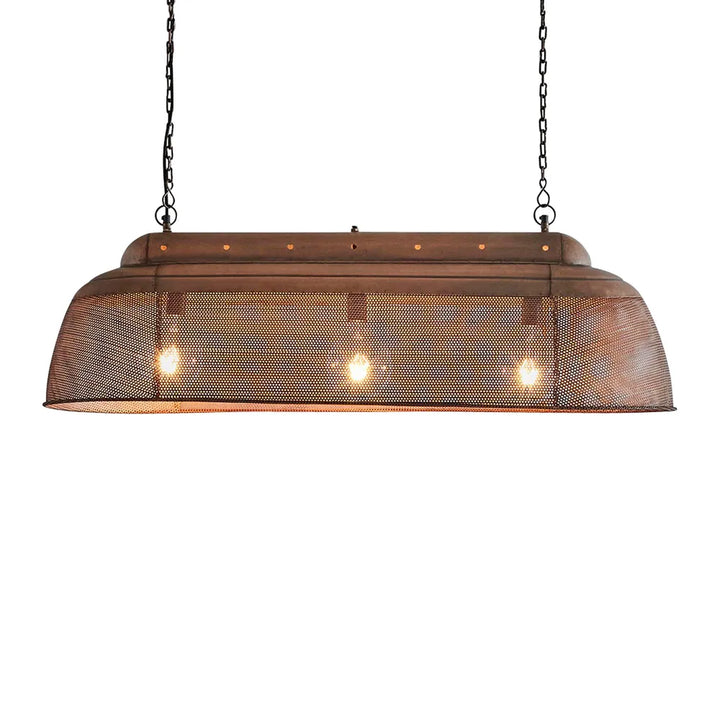 Riva Ceiling Pendant Long Antique Copper Pendant