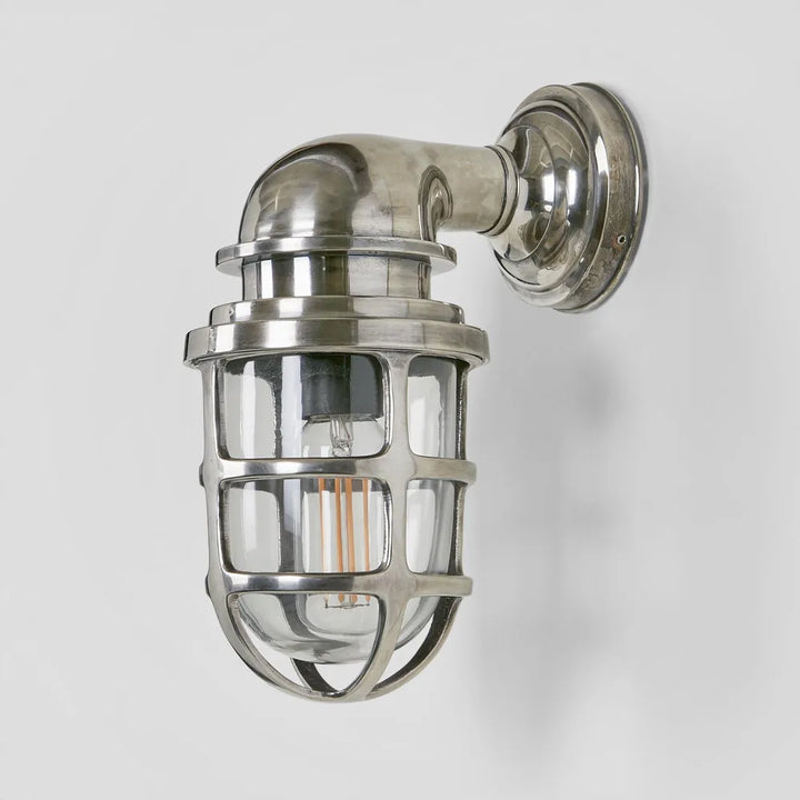 Porto Outdoor Wall Light Antique Silver WALL LIGHT