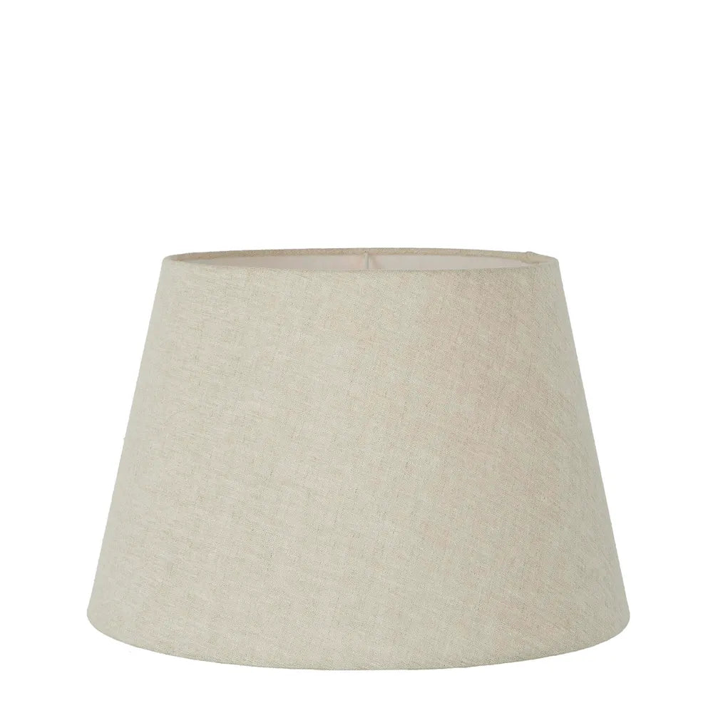 Linen Taper Lamp Shade Medium Light Natural ACCESSORIES