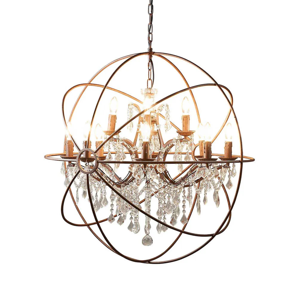 Sundance Chandelier Large Rust Chandelier