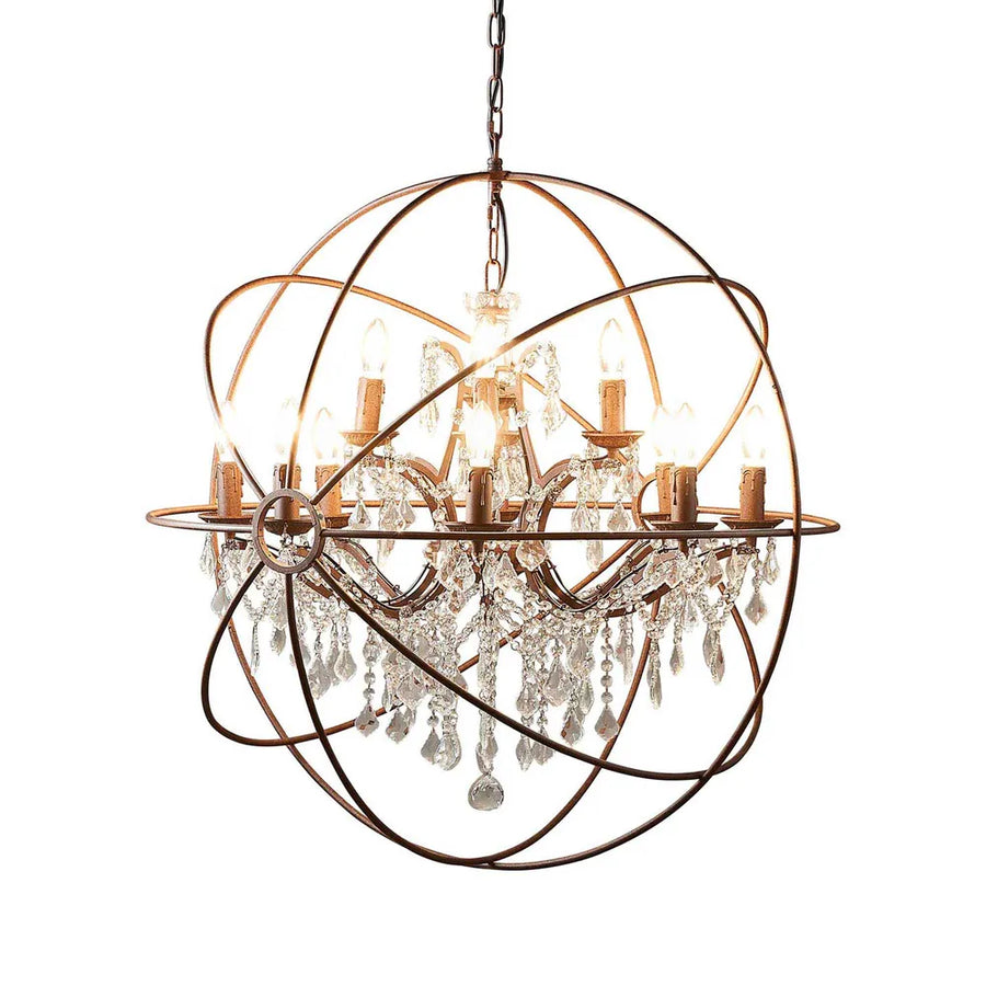 Sundance Chandelier Large Rust Chandelier