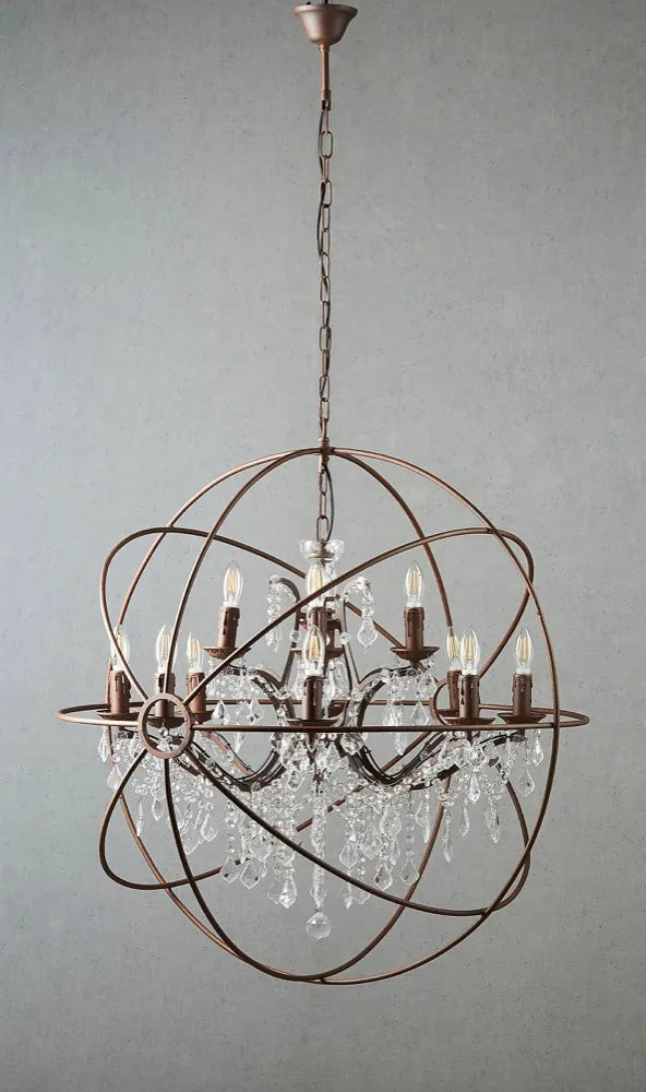 Sundance Chandelier Large Rust Chandelier
