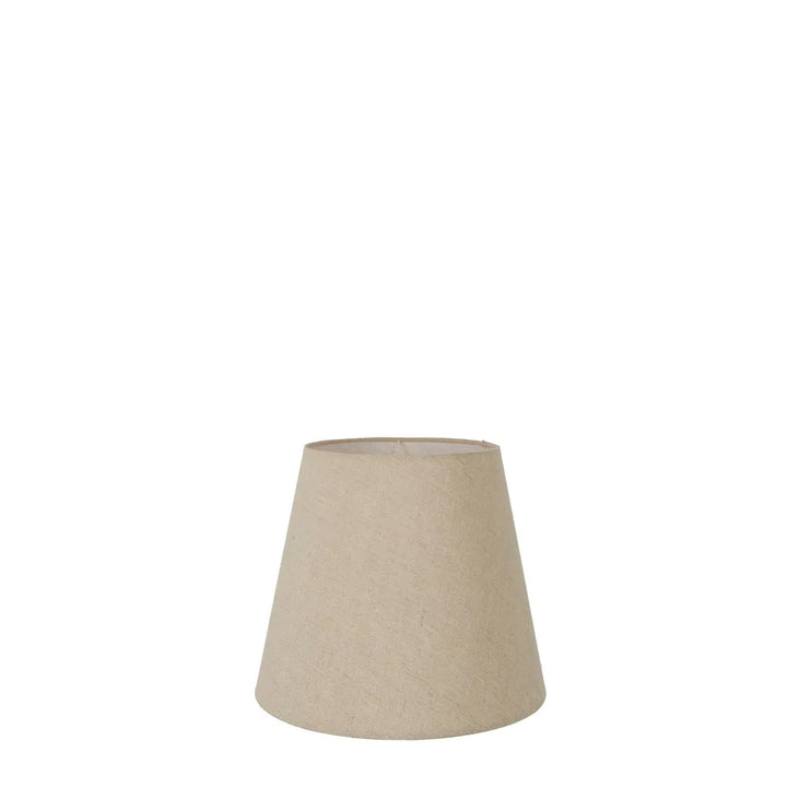 Linen Taper Lamp Shade XXXS Lining Dark Natural ACCESSORIES