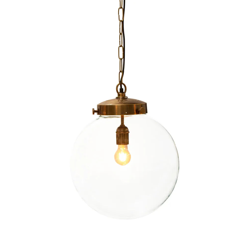 Celeste Ceiling Pendant Large Antique Brass Pendant