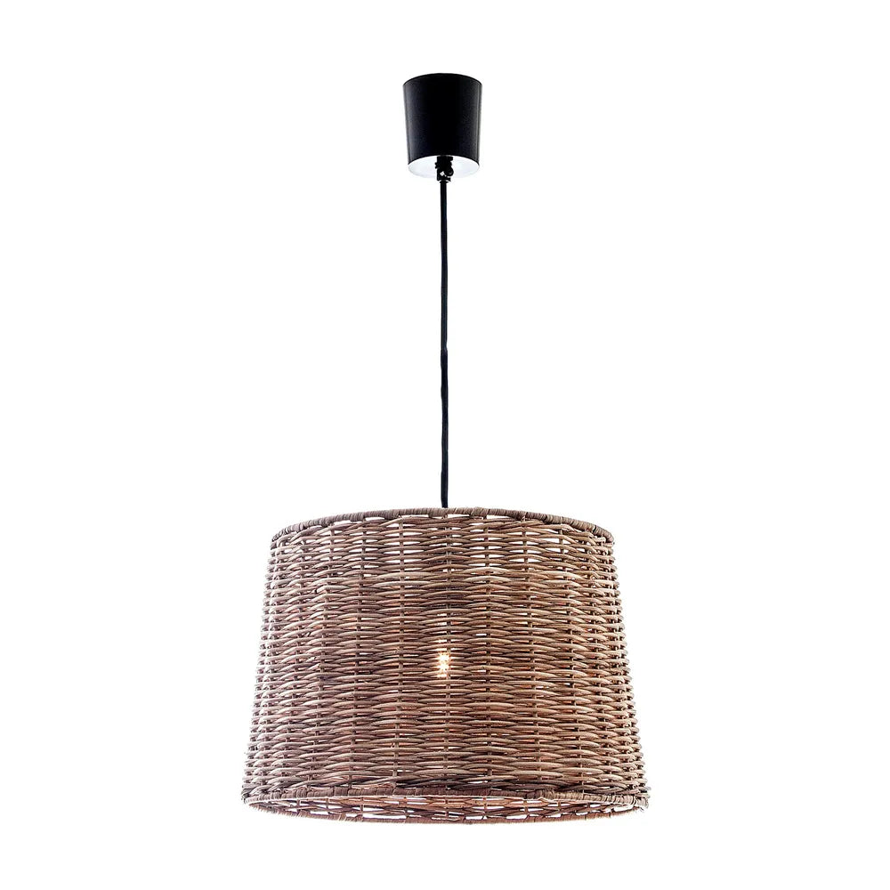 Rattan Round Ceiling Pendant Natural Small Pendant