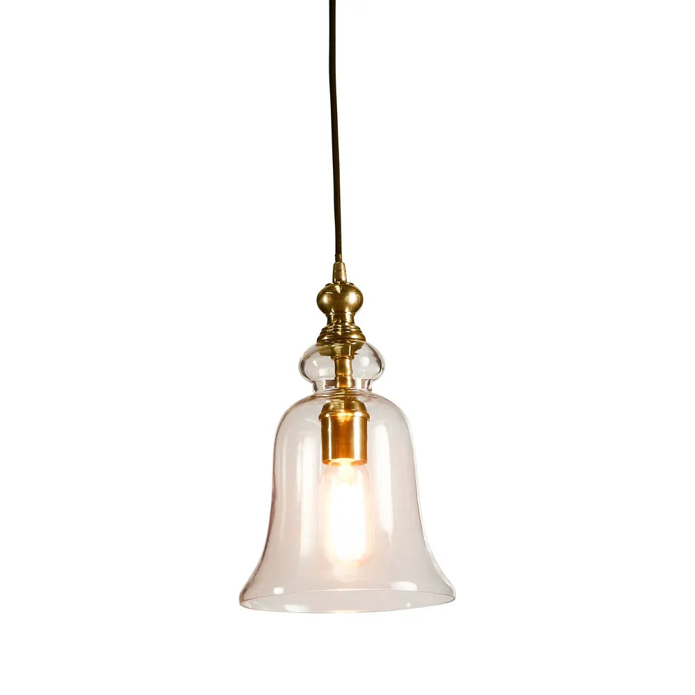 Tivoli Ceiling Pendant Small Antique Brass Pendant