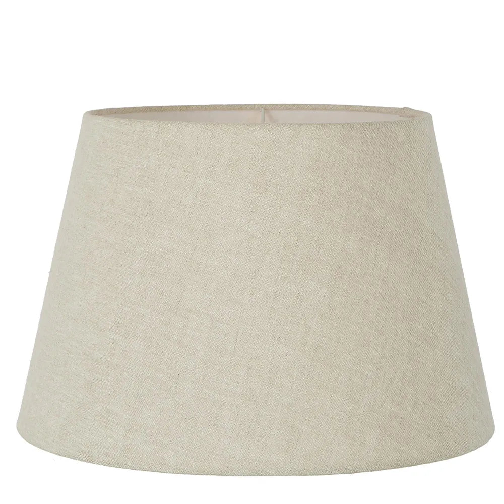 Linen Taper Lamp Shade XXL Light Natural Accessory