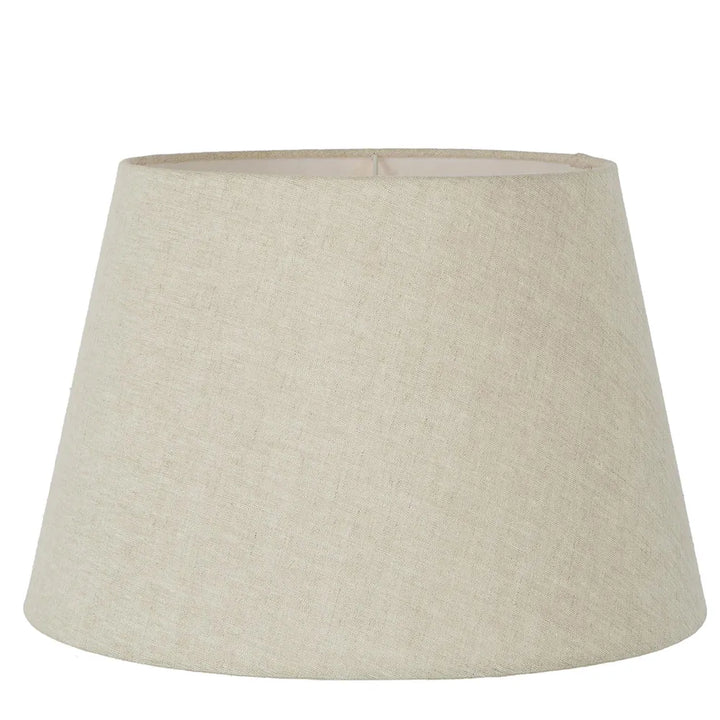 Linen Taper Lamp Shade XXL Light Natural Accessory