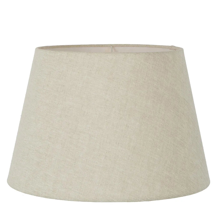 Linen Taper Lamp Shade XXL Light Natural Accessory