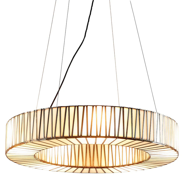 White Moon Ceiling Pendant Large Brass Pendant