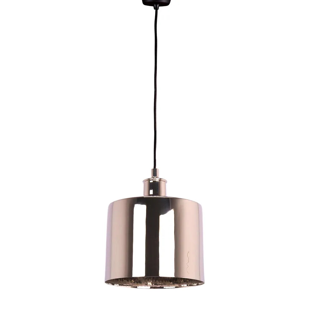 Portofino Ceiling Pendant Shiny Nickel Large Pendant
