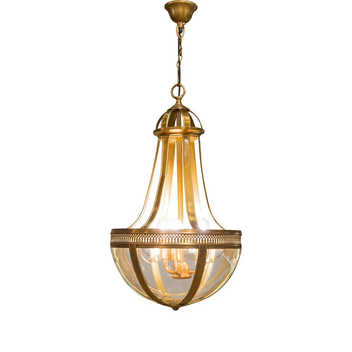 Doma Ceiling Pendant Medium Brass Antique Brass Pendant