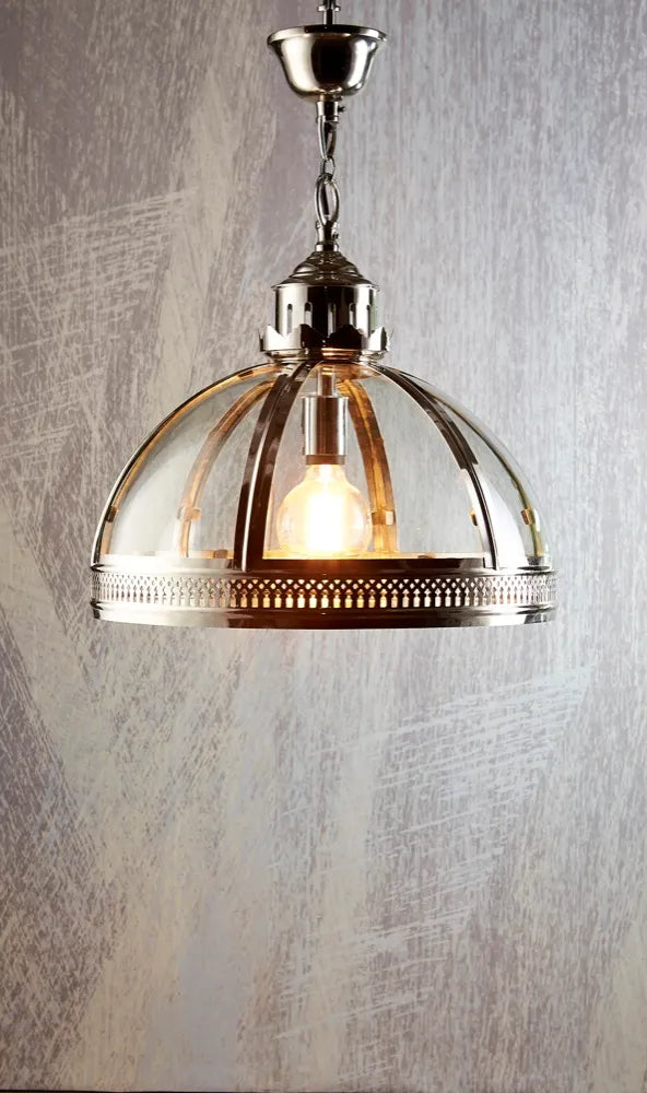 Winston Ceiling Pendant Nickel Small Pendant